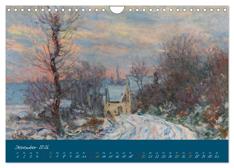 Produktbild: Typisch Monet (Wandkalender 2026 DIN A4 quer), CALVENDO Monatskalender
