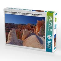 Produktbild: CALVENDO Puzzle Bryce Canyon Nationalpark Amphitheater im Sonnenuntergang, Utah, Amerika | 1000 Teile Lege-Gr&ouml;&szlig;e 64x48cm Foto-Puzzle f&uuml;r gl&uuml;ckliche St