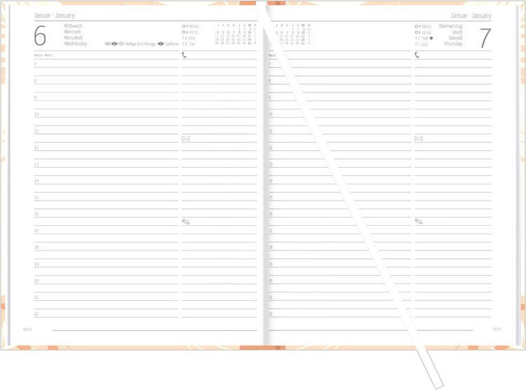 Produktbild: Buchkalender Style Yoga 2027
