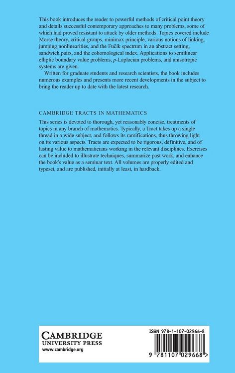 Produktbild: Topics in Critical Point Theory