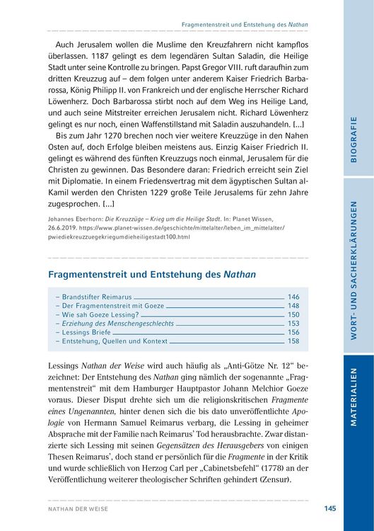 Produktbild: Nathan der Weise von Gotthold Ephraim Lessing (Textausgabe)