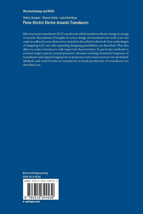 Produktbild: Piezo-Electric Electro-Acoustic Transducers
