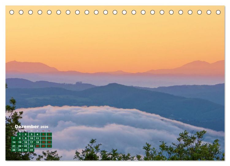 Produktbild: Herrliches Arno Tal - Wanderurlaub in der Toskana (Tischkalender 2026 DIN A5 quer), CALVENDO Monatskalender