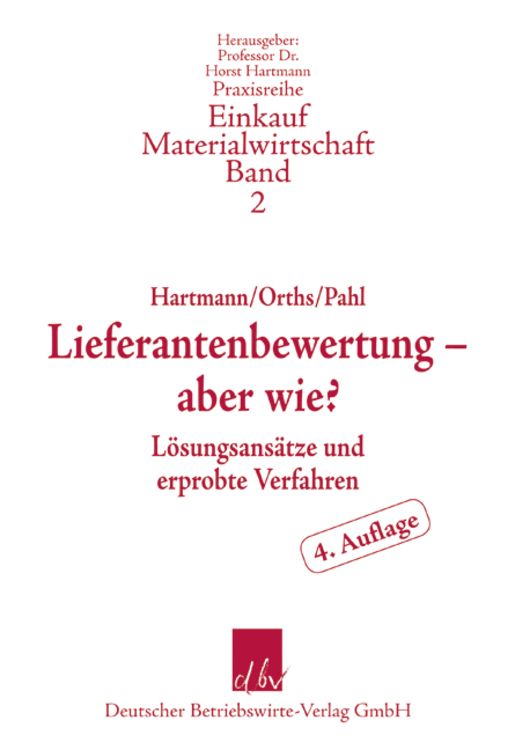 Produktbild: Lieferantenbewertung - aber wie?