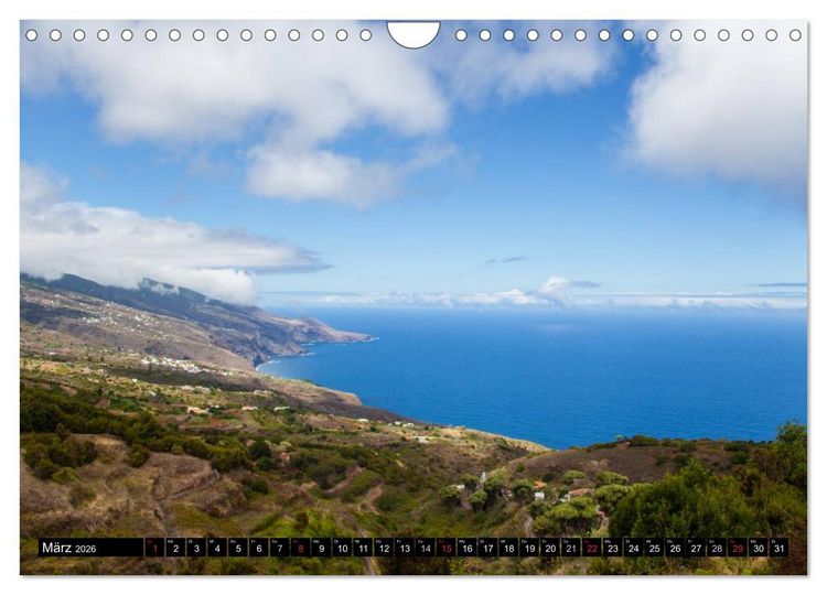 Produktbild: Faszinierendes La Palma (Wandkalender 2026 DIN A4 quer), CALVENDO Monatskalender