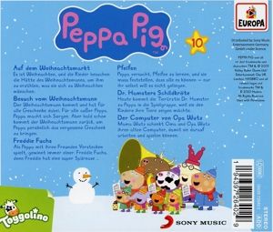 Produktbild: Peppa Pig H&ouml;rspiel 10. Auf dem Weihnachtsmarkt (und 5 weitere Geschichten)