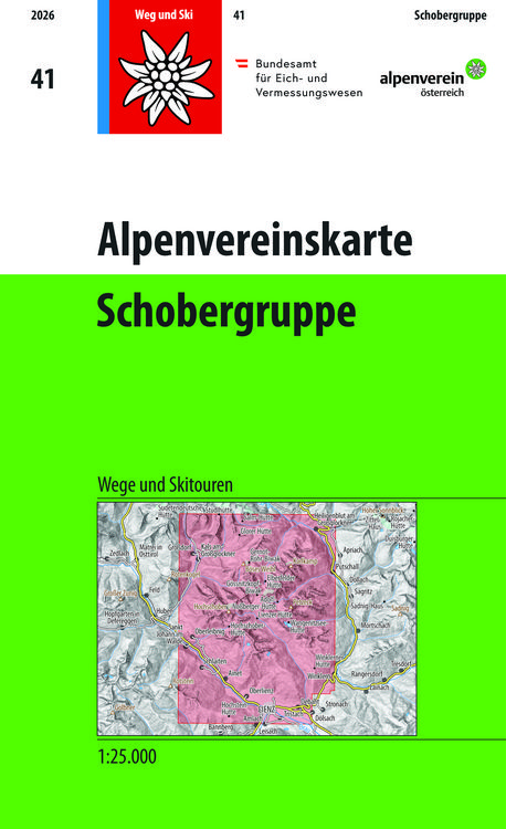 Produktbild: Alpenvereinskarte
