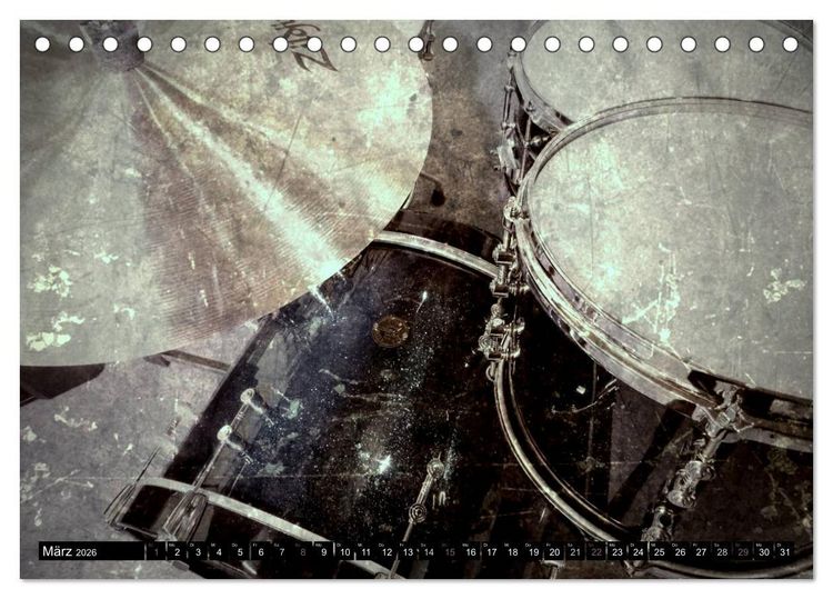 Produktbild: Musik im Fokus (Tischkalender 2026 DIN A5 quer), CALVENDO Monatskalender