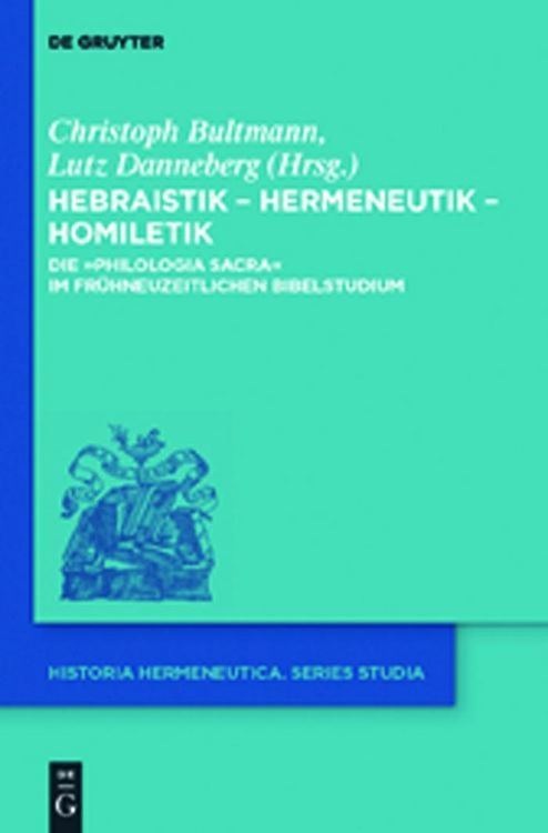 Produktbild: Hebraistik - Hermeneutik - Homiletik