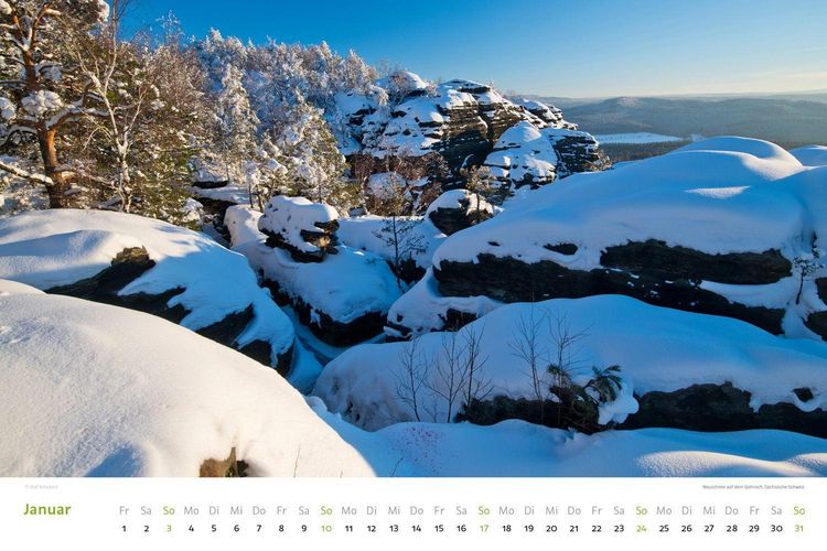 Produktbild: Kalender S&auml;chsische & B&ouml;hmische Schweiz 2027