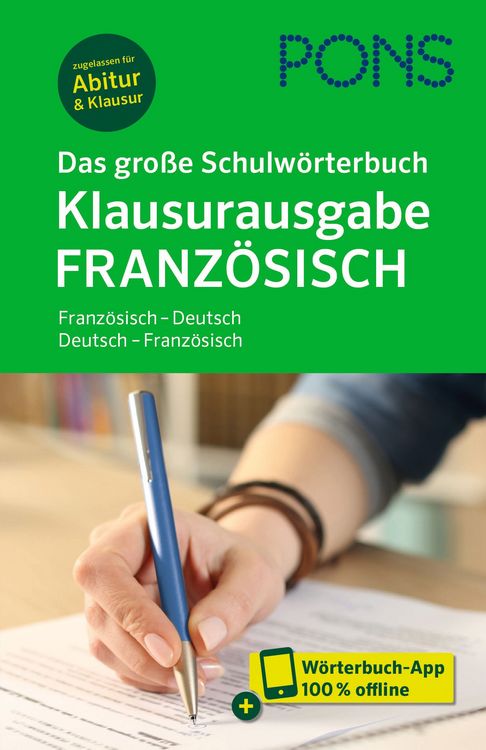 Produktbild: PONS Das gro&szlig;e Schulw&ouml;rterbuch Klausurausgabe Franz&ouml;sisch