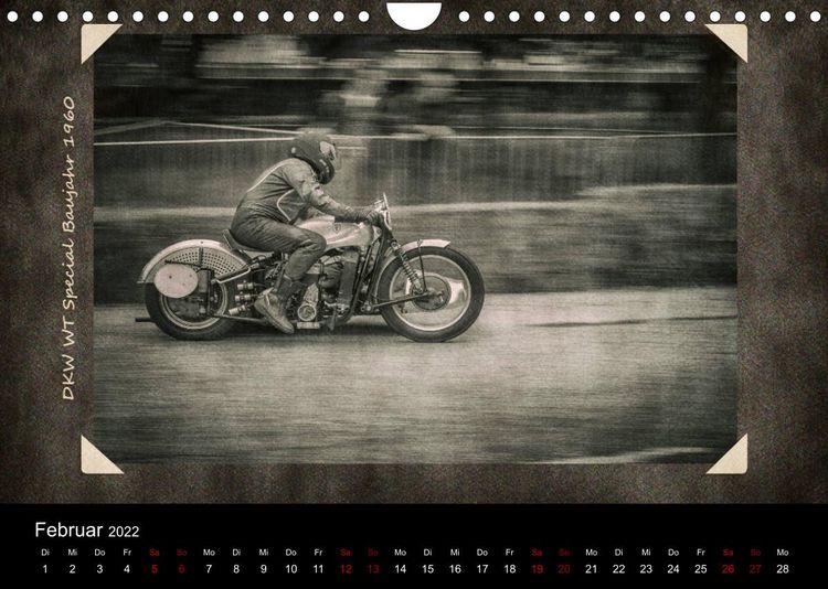 Produktbild: Klassik Motorsport Action (Wandkalender 2022 DIN A4 quer)