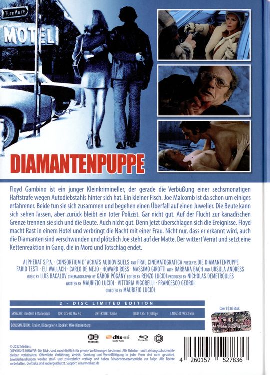 Produktbild: Diamantenpuppe - Mediabook - Cover B - Limited Edition (Blu-ray+DVD)