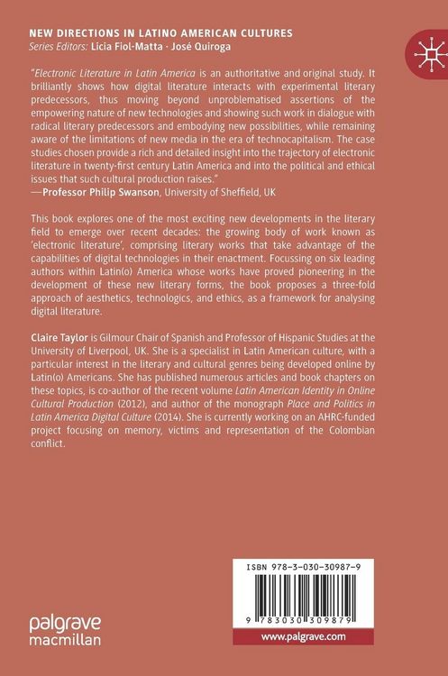 Produktbild: Electronic Literature in Latin America