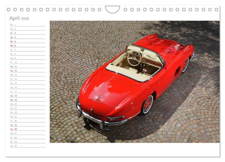 Produktbild: 300 SL Collectors Edition 1 (Wandkalender 2026 DIN A4 quer), CALVENDO Monatskalender