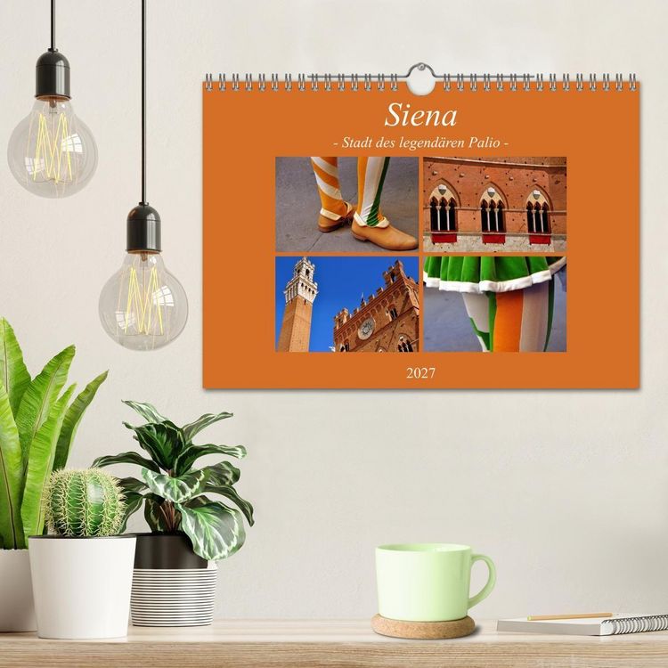 Produktbild: Siena - Stadt des legend&auml;ren Palio (Wandkalender 2027 DIN A4 quer), CALVENDO Monatskalender