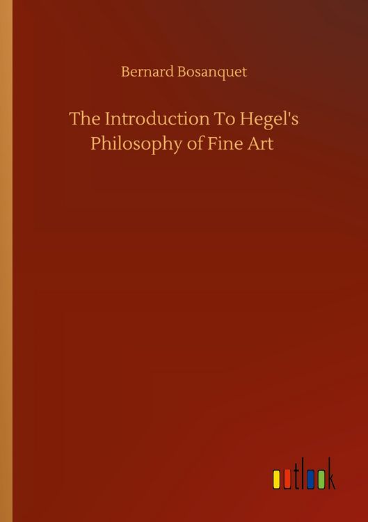 Produktbild: The Introduction To Hegel's Philosophy of Fine Art