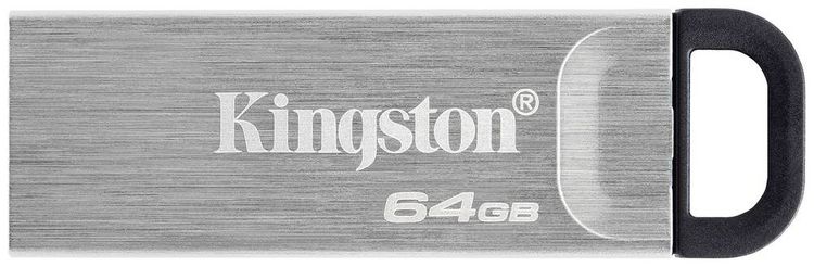 Produktbild: Kingston DataTraveler Kyson USB-Stick Retail 64GB Silber DTKN/64GB USB-A (USB 3.2 Gen 1)