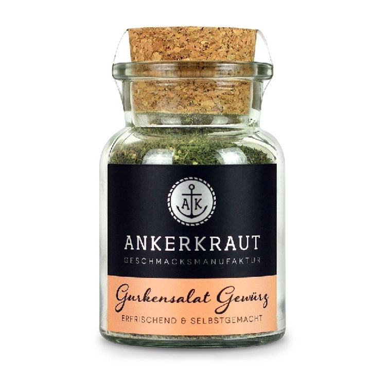 Produktbild: Ankerkraut Gurkensalat Gew&uuml;rz, Korkenglas