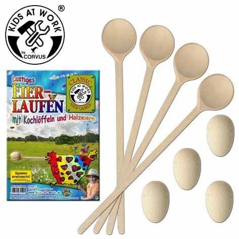 Produktbild: Corvus A750500 - Kids at work, Eierlaufen, 4er Set, Classic New Games