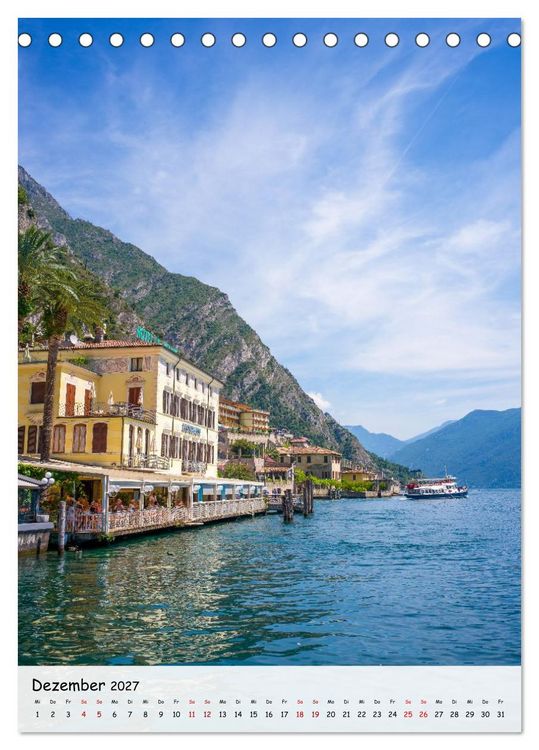 Produktbild: Limone sul Garda - Perle am Westufer des Gardasees (Tischkalender 2027 DIN A5 hoch), CALVENDO Monatskalender