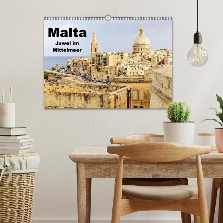 Produktbild: Malta - Juwel im Mittelmeer (Wandkalender 2026 DIN A3 quer), CALVENDO Monatskalender