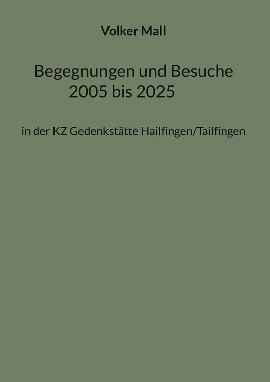 Produktbild: Begegnungen und Besuche 2005 bis 2025