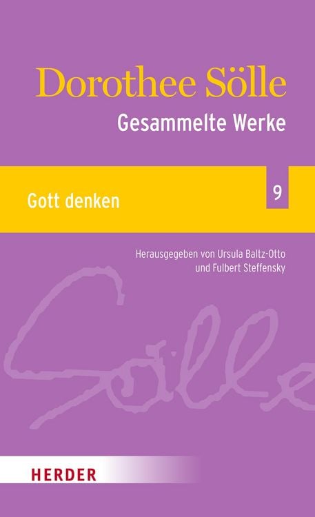 Produktbild: Gesammelte Werke Band 9: Gott denken