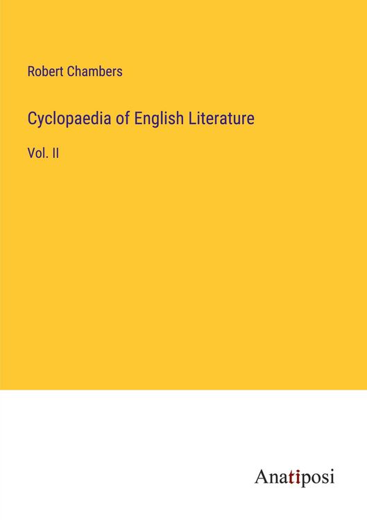 Produktbild: Cyclopaedia of English Literature