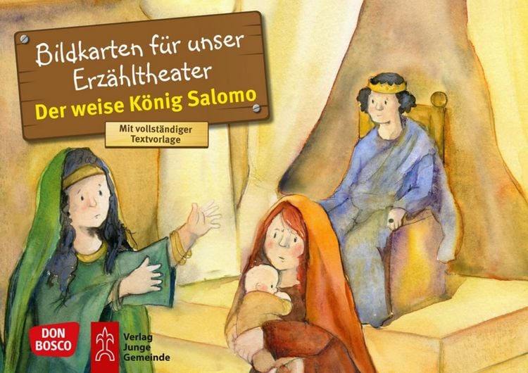 Bild vom Artikel Der weise König Salomo. Kamishibai Bildkartenset. vom Autor Frank Hartmann