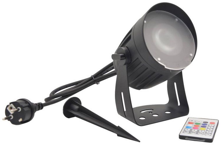 Produktbild: Eurolite LED Outdoor Spot 15W RGBW mit Erdspie&szlig; 50498637 LED-Au&szlig;enstrahler 15 W Leuchtfarben: RGBW