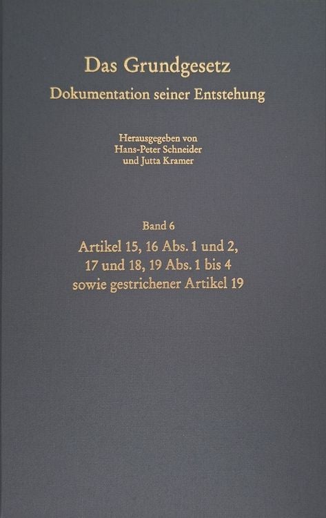 Produktbild: Das Grundgesetz. Dokumentation seiner Entstehung