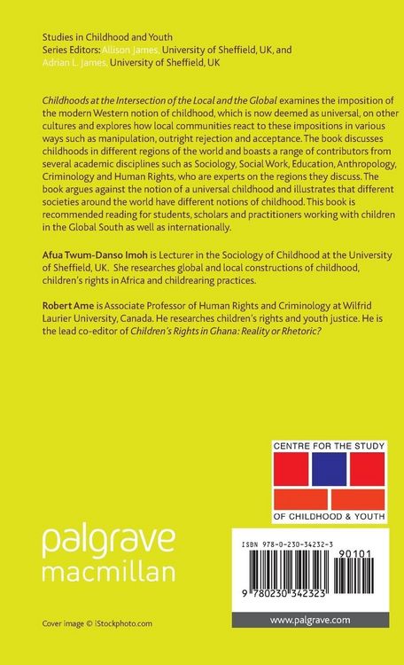 Produktbild: Childhoods at the Intersection of the Local and the Global