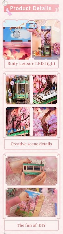 Produktbild: Book Nook DIY B&uuml;cherecke Sakura's Travel