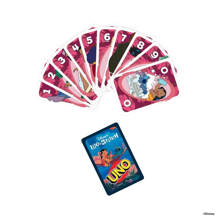 Produktbild: UNO Disneys Lilo und Stitch Kartenspiel für Kinder und Familienabende