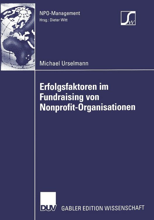 Produktbild: Erfolgsfaktoren im Fundraising von Nonprofit-Organisationen