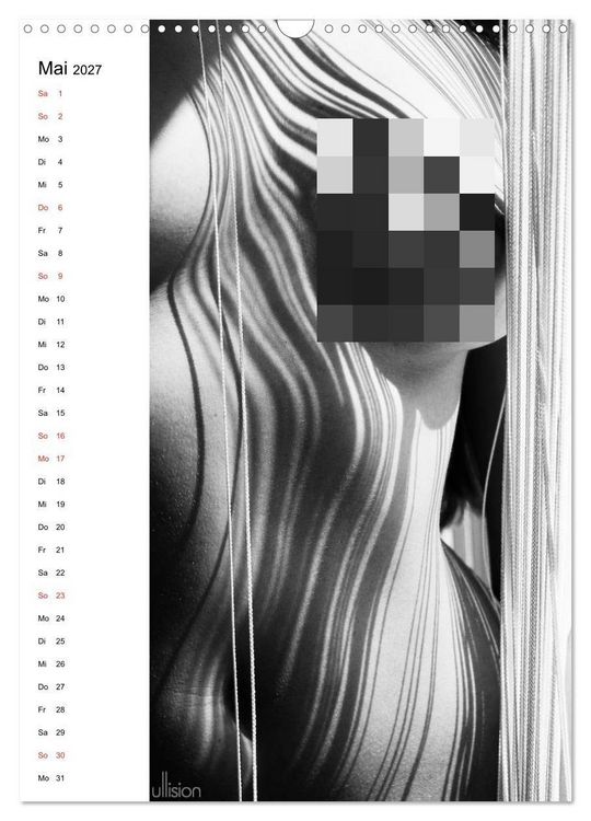 Produktbild: Akt abstrakt (Wandkalender 2027 DIN A3 hoch), CALVENDO Monatskalender