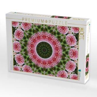 Produktbild: CALVENDO Puzzle Blumen Mandala - Kaleidoskop | 1000 Teile Lege-Gr&ouml;&szlig;e 64x48cm Foto-Puzzle f&uuml;r gl&uuml;ckliche Stunden