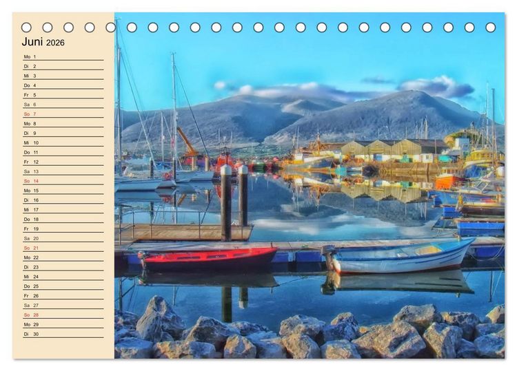 Produktbild: Irland. Impressionen (Tischkalender 2026 DIN A5 quer), CALVENDO Monatskalender