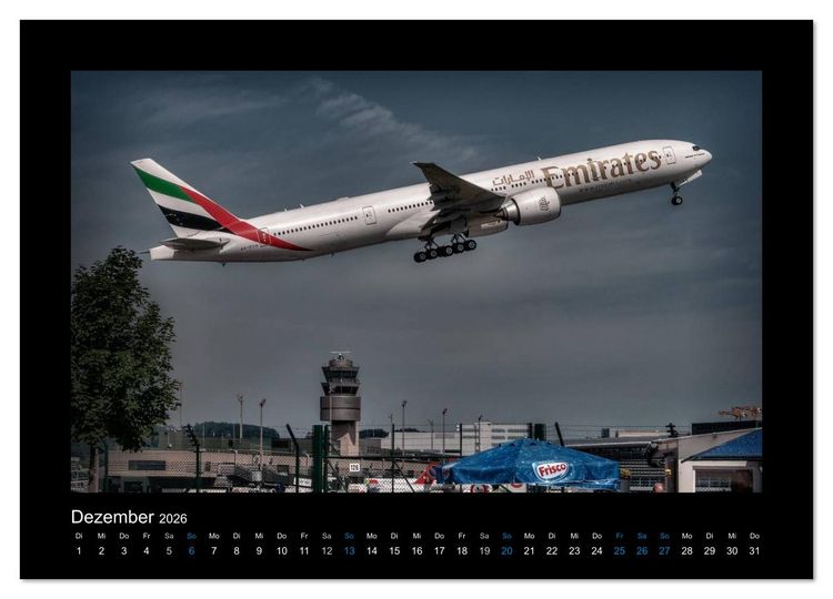 Produktbild: Faszination Luftfahrt (Wandkalender 2026 DIN A4 quer), CALVENDO Monatskalender