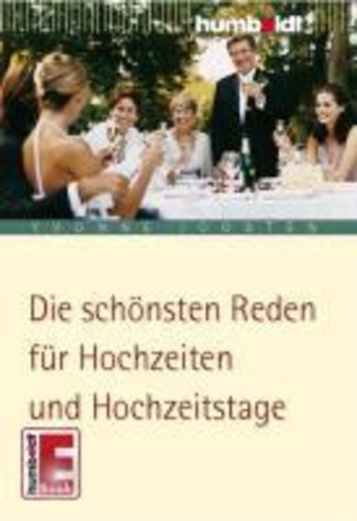 Produktbild: Die schönsten Reden für Hochzeiten und Hochzeitstage