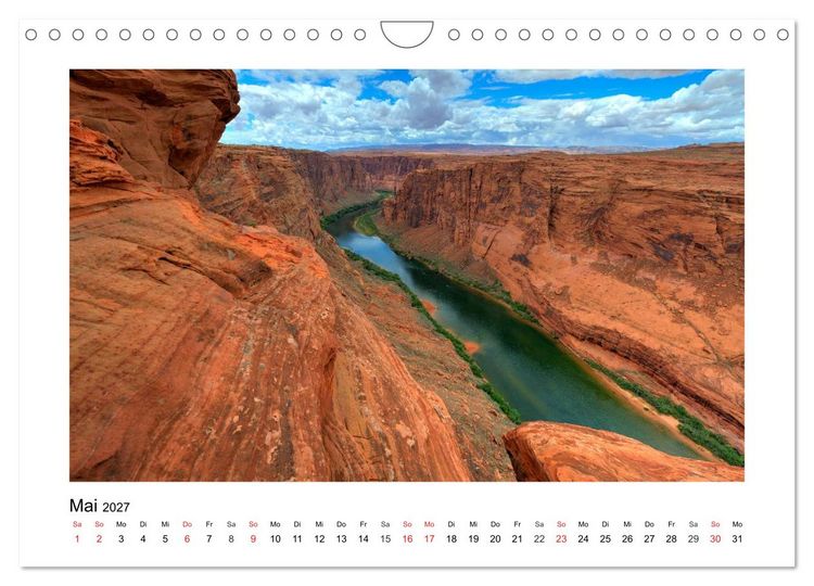 Produktbild: Impressionen vom Colorado River (Wandkalender 2027 DIN A4 quer), CALVENDO Monatskalender