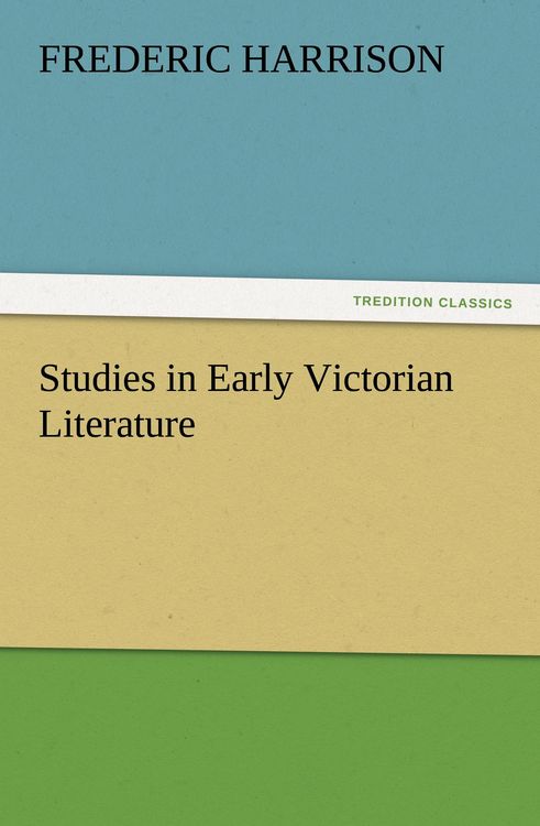 Produktbild: Studies in Early Victorian Literature