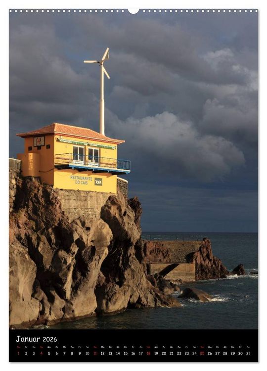 Produktbild: MADEIRA (hochwertiger Premium Wandkalender 2026 DIN A2 hoch), Kunstdruck in Hochglanz