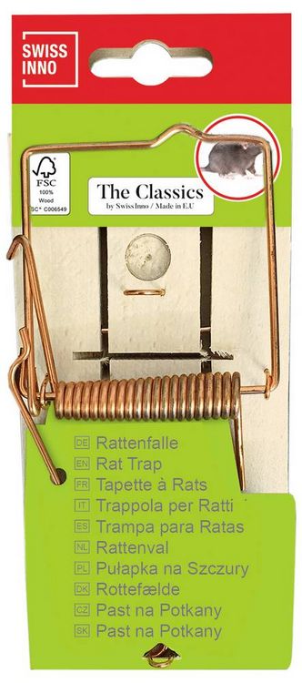 Produktbild: Swissinno Holz-Classic Rattenfalle 1St.