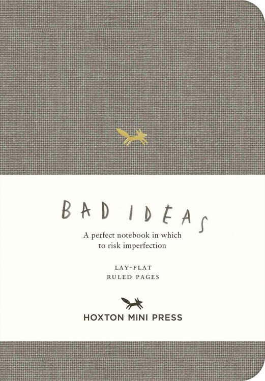 Produktbild: A Notebook for Bad Ideas (Small / Light Grey / Lined)