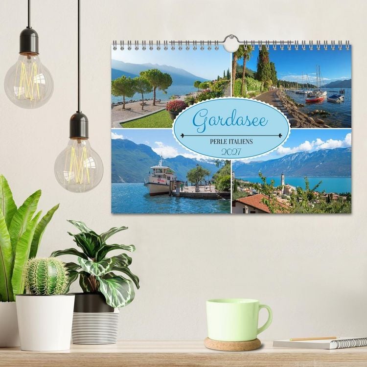 Produktbild: Gardasee - Perle Italiens (Wandkalender 2027 DIN A4 quer), CALVENDO Monatskalender