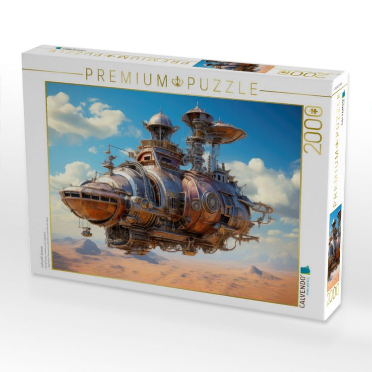 Produktbild: CALVENDO Puzzle Luftschiff-Fantasie | 2000 Teile Lege-Gr&ouml;&szlig;e 90x67cm Foto-Puzzle f&uuml;r gl&uuml;ckliche Stunden