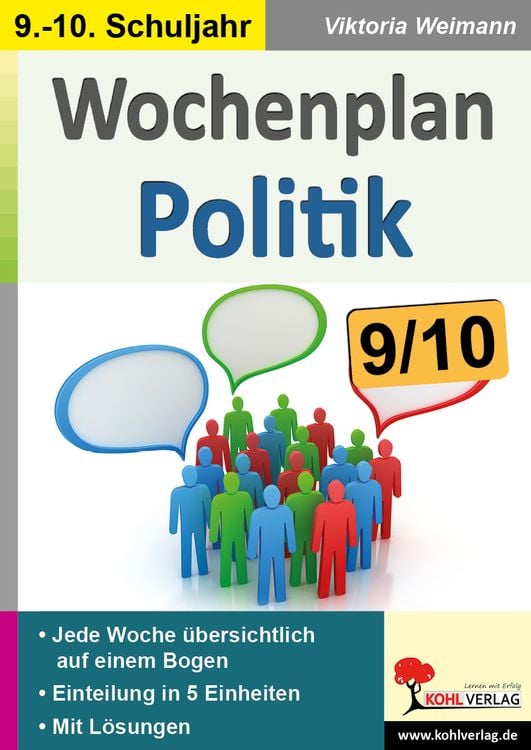 Bild vom Artikel Wochenplan Politik / Klasse 9-10 vom Autor Viktoria Weimann