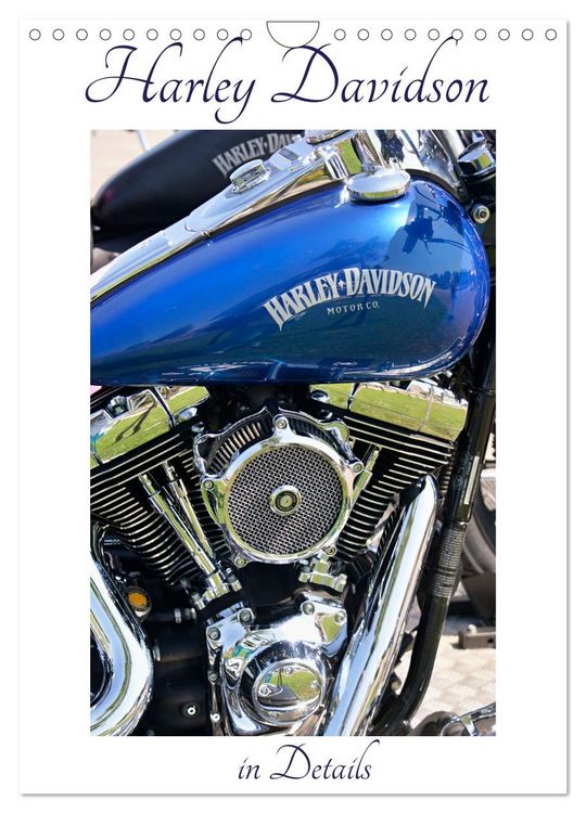 Produktbild: Harley Davidson in Details (Wall Calendar 2026 DIN A4 portrait), CALVENDO 12 Month Wall Calendar